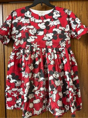 Vintage Bedsheet Mickey Mouse Dress